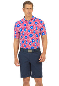 Rylee Print Short Sleeve Polo – 94193 (Modern Fit)